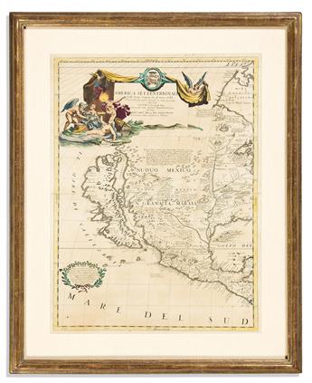 (AMERICAS.) Vincenzo Coronelli. America Settentrionale. [and] America Meridionale.